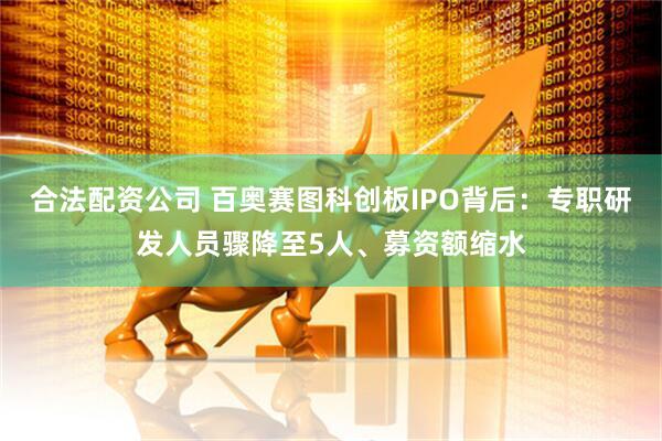 合法配资公司 百奥赛图科创板IPO背后：专职研发人员骤降至5人、募资额缩水